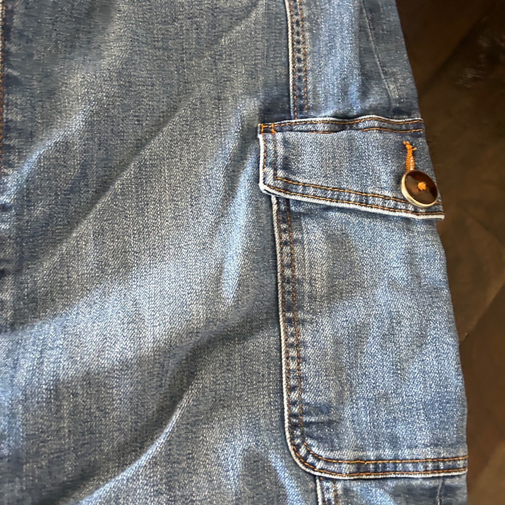 Chico’s High Rise Wide Leg Utility Jean - Picture 8 of 9